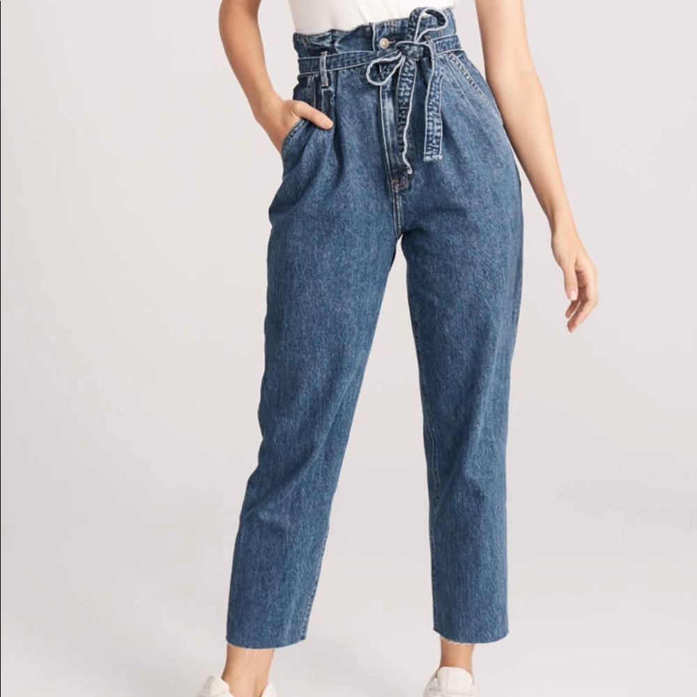 Abercrombie Paper Waist Jeans